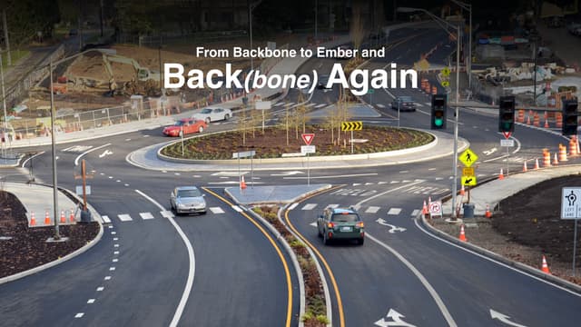 From Backbone to Ember and Back(bone) Again