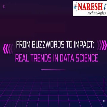 From Buzzwords to Impact: Real Trends in Data Science