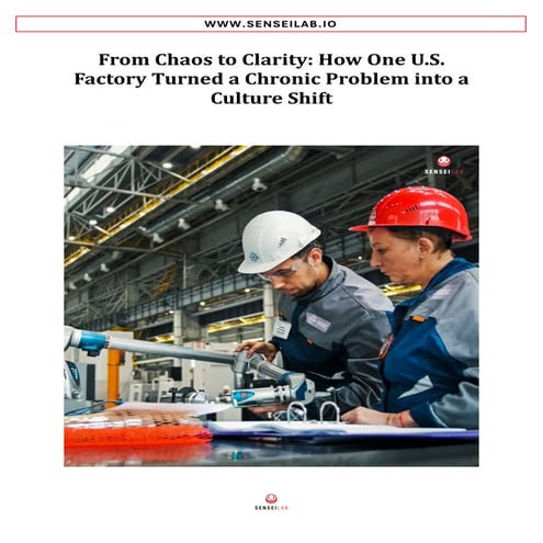 From Chaos to Clarity: Transforming Factory Downtime into a Culture of ...