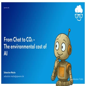 From Chat to CO₂ - The environmental cost of AI