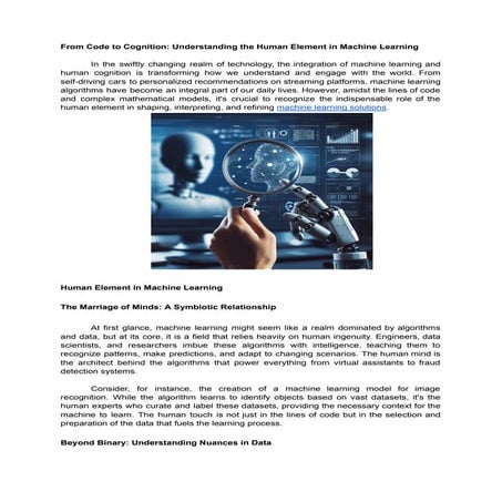 From Code to Cognition_ Understanding the Human Element in Machine ...