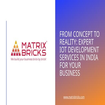 From Concept to Reality Expert IoT Development Services in India for Your Bus...