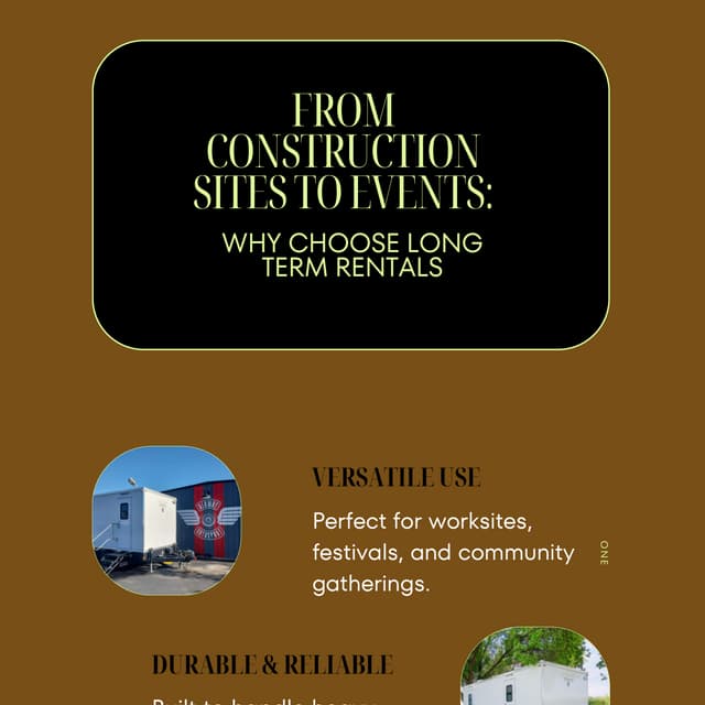 From Construction Sites to Events Why Choose Long Term Rentals | PDF