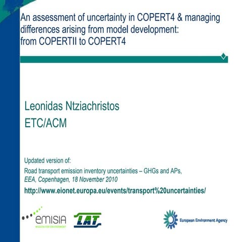 From copert2 to copert4