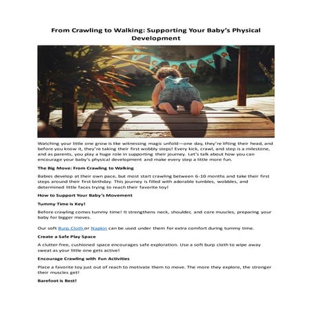 From Crawling to Walking Supporting Your Baby Physical Development.pdf
