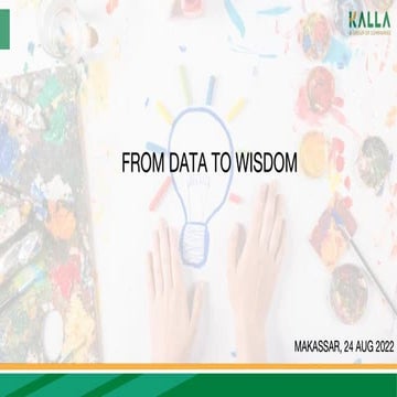From Data To Wisdom - Data Information Knowledge dan Wisdom | PDF