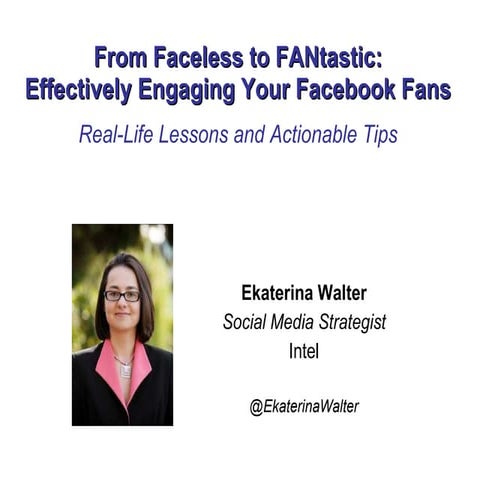 Effectively Engaging Your Facebook Fans