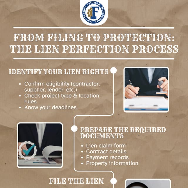 From Filing to Protection The Lien Perfection Process | PDF