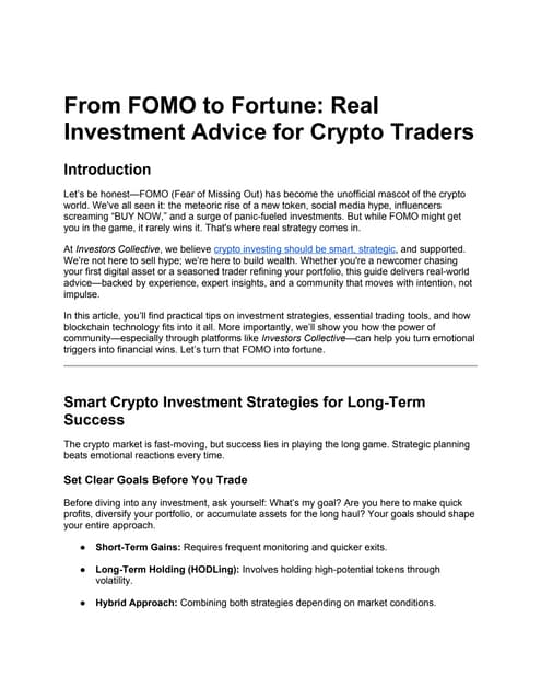 Fomo Prevention Tips For Entrepreneurs photo