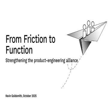 From Friction to Function: Strengthening the product-engineering alliance