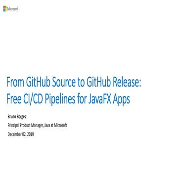 From GitHub Source to GitHub Release: Free CICD Pipelines For JavaFX ...