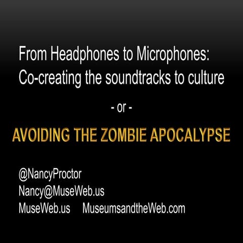 From Headphones to Microphones: Co-creating the soundtracks to culture