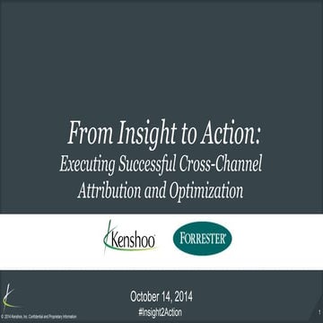 From Insight to Action - Kenshoo Webinar Featuring Forrester