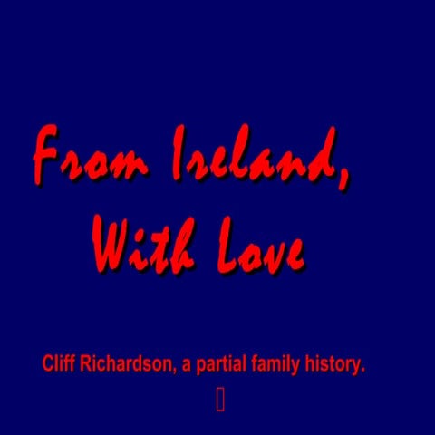 From Ireland with Love - CER history