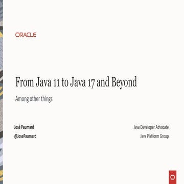 From Java 11 to 17 and beyond.pdf