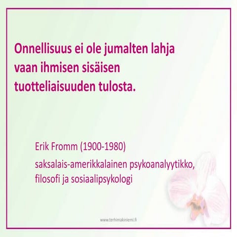 Fromm onnellisuudesta