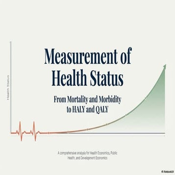 Health status Measurements through Health outcomes | PDF