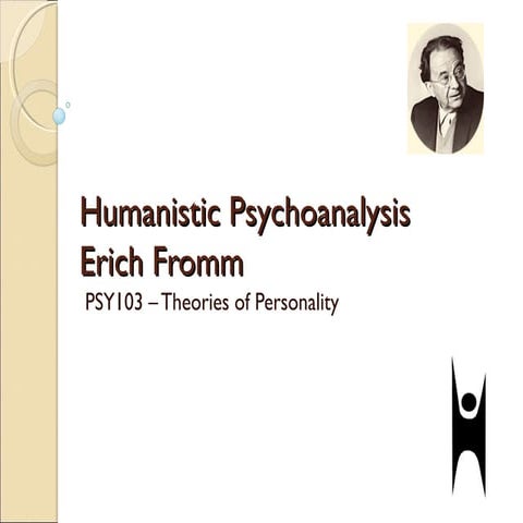 Fromm's humanistic psychoanalysis