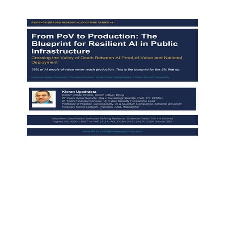 Blueprint for Resilient AI Deployment in Public Infrastructure: From ...