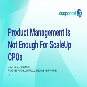 Product Management is Not Enough for ScaleUp CPOs - Introducing Responsive PPM