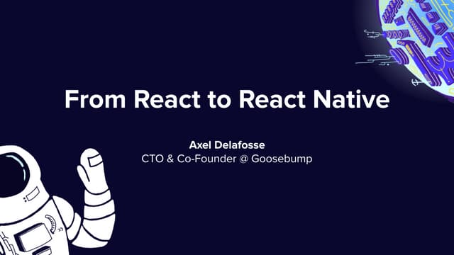 From React to React Native