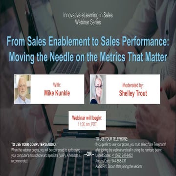 Innovative eLearning in Sales: From Sales Enablement to Sales Performance - M...