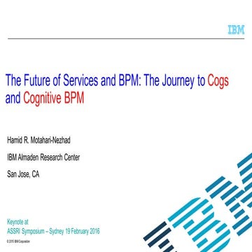 From services to cogs and journey to cognitive bpm   print version