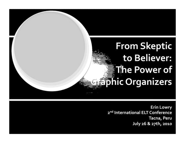 From skeptic to believer -the power of graphic organizers
