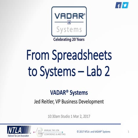 From Spreadsheets to Systems