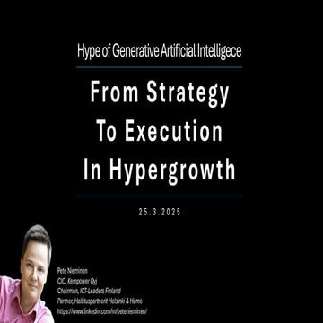 From Strategy To Execution In Hypergrowth