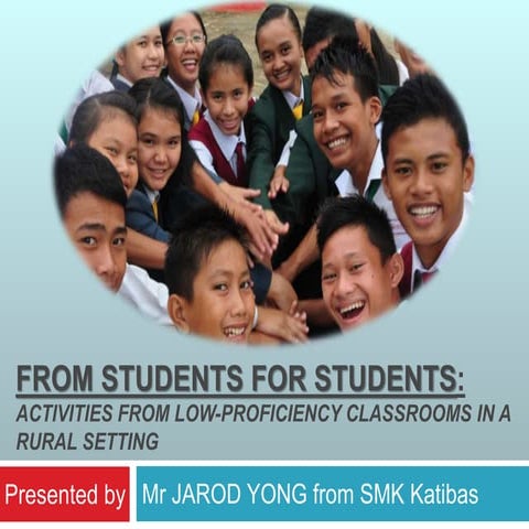 From Students for Students at English Language Teaching & Learning International Seminar (2013)