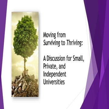 Moving from Surviving to Thriving