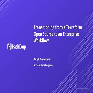From Terraform OSS to Enterprise