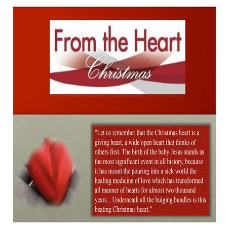 From The  Christmas  Heart