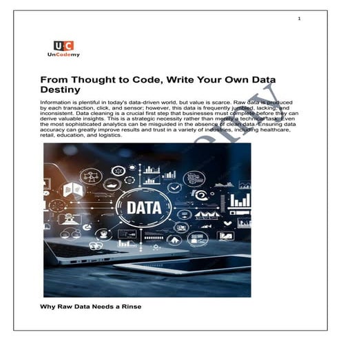 From Thought to Code, Write Your Own Data Destiny.pdf