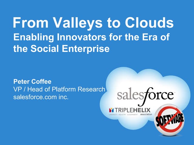 From Valleys to Clouds