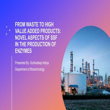 Solid state fermentation - Brief introduction | PPT