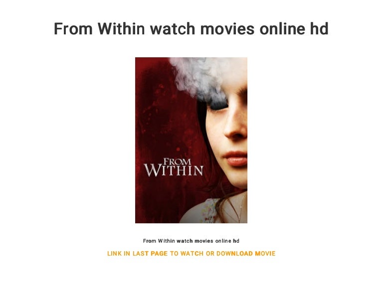 From Within Watch Movies Online Hd