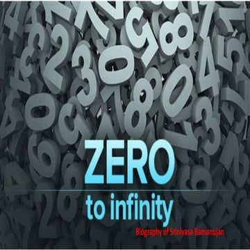 From zero to infinity