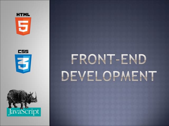 Front-end Development