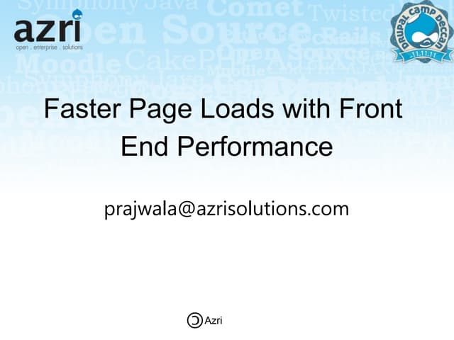Front end-performance
