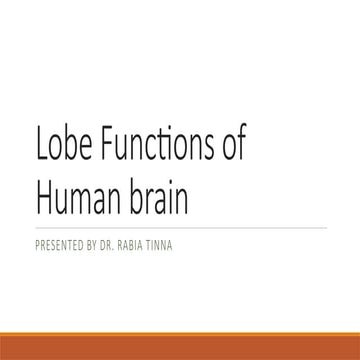 anatomy and clinical relevance of Frontal lobe
