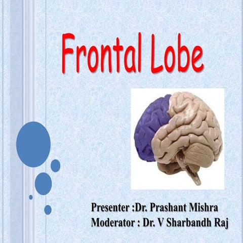 Frontallobe dr prashant mishra 