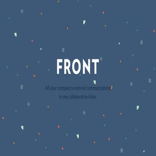 Front App 10Million Series-A Funding