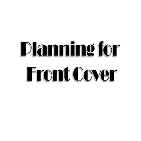 Draft of my front cover | PPTX