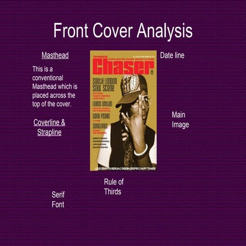 Front cover analysis