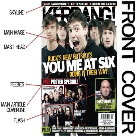 Music Magazine - Front Cover Analysis