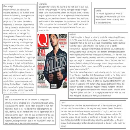 Magazine covers codes and conventions | PPTX