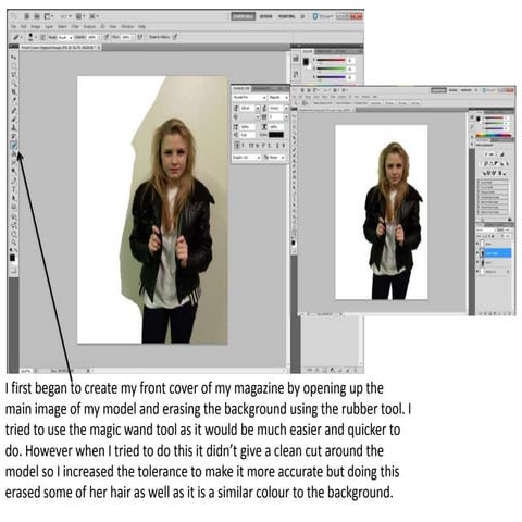 Front cover magazine process
