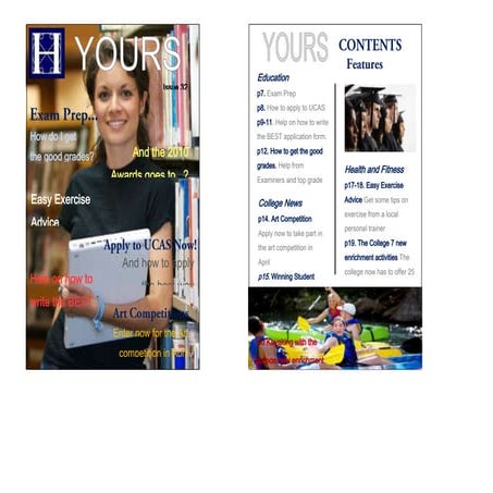 Front Cover of Magazine